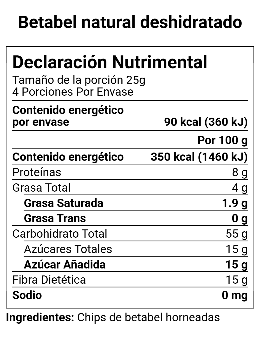 Chips de betabel