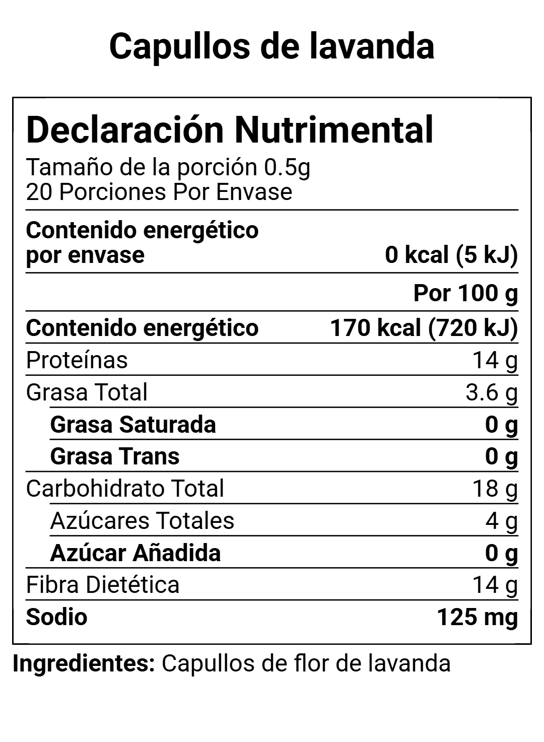 Capullo de Lavanda