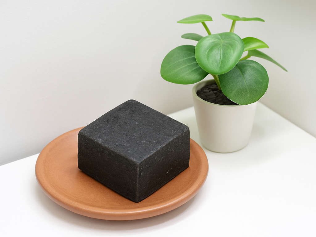 Jabón de carbón activado, barro negro y vitamina B3