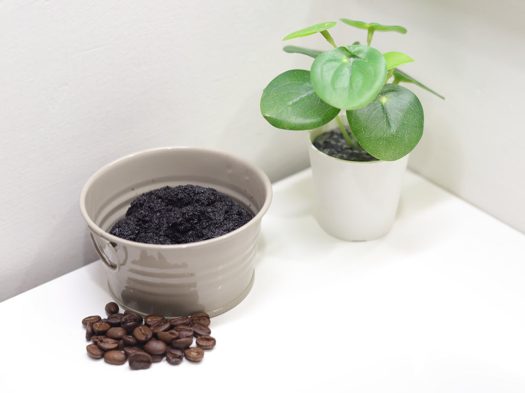 Exfoliante de café con vitamina C