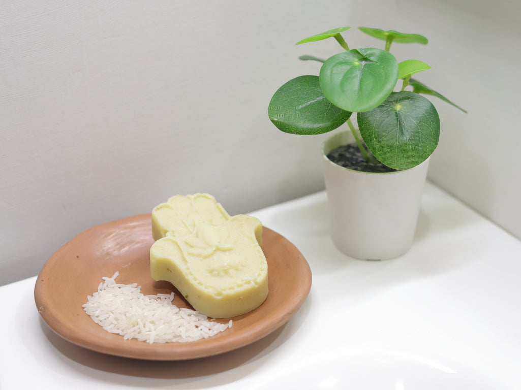 Jabón de arroz y vitamina E chico