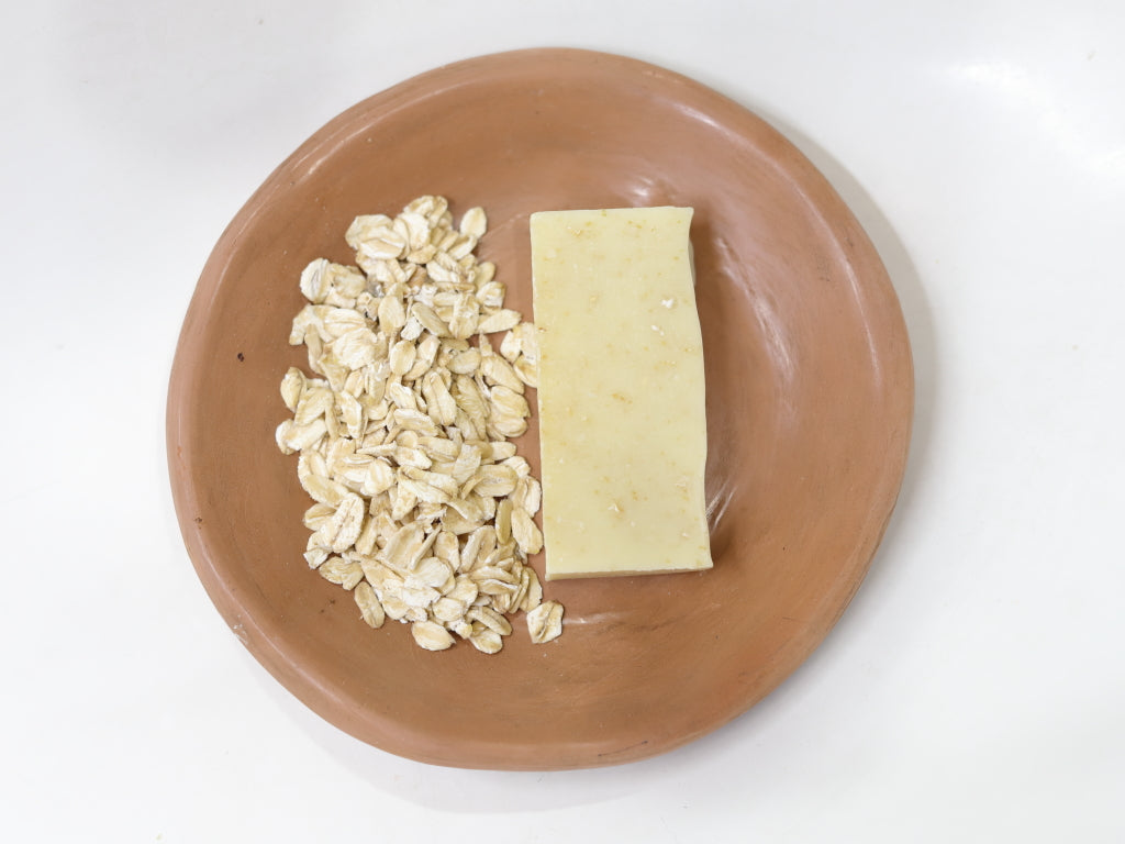 Jabón de avena con vitamina E tocador
