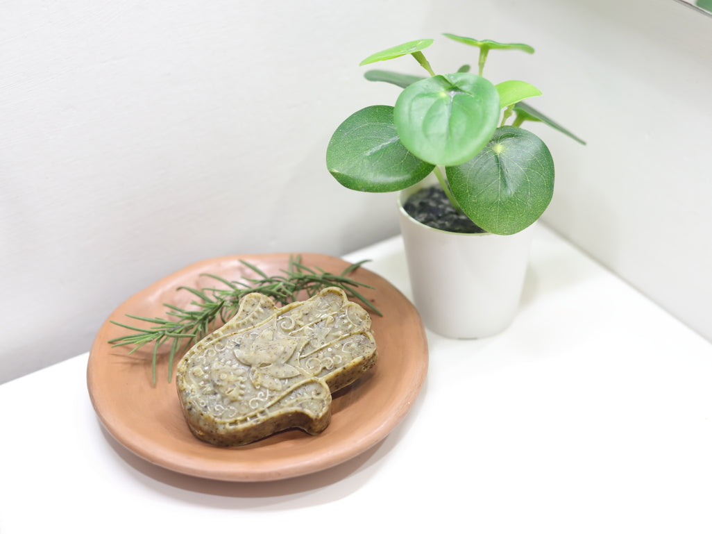 Jabón de romero, alga espirulina y vitamina C chico