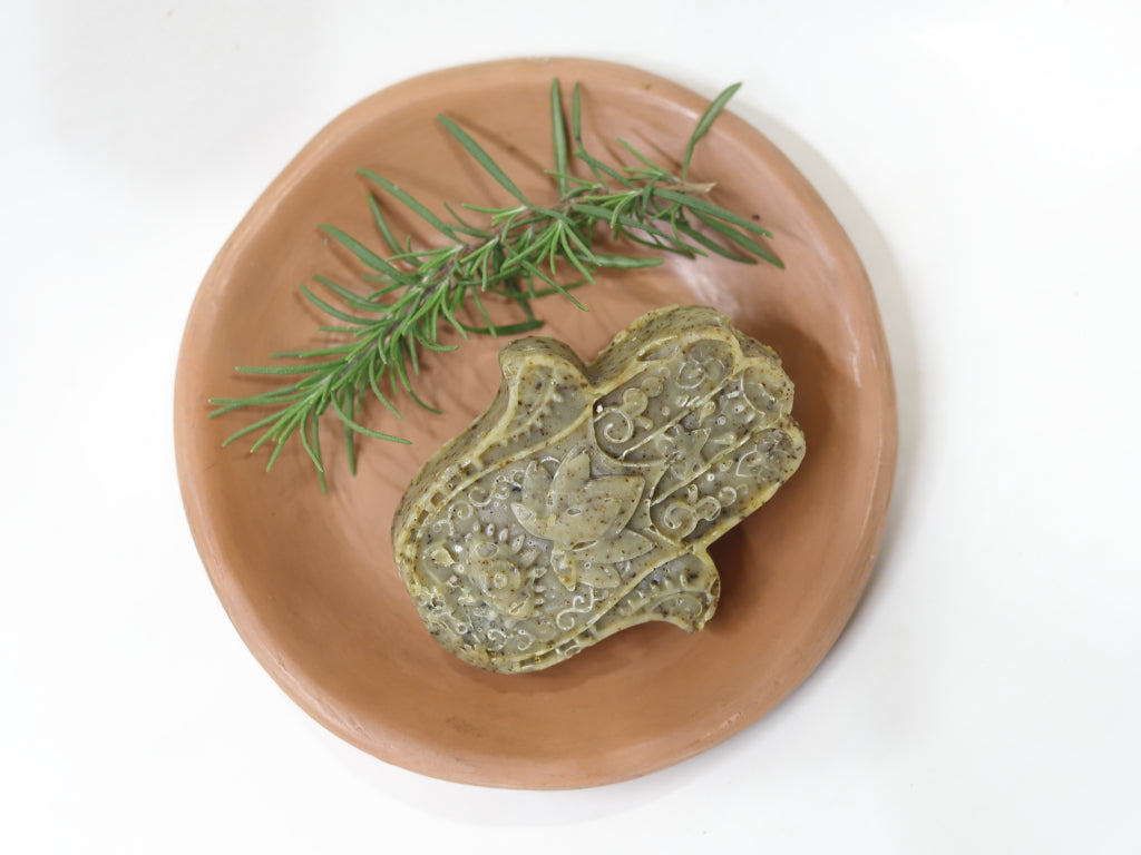 Jabón de romero, alga espirulina y vitamina C chico