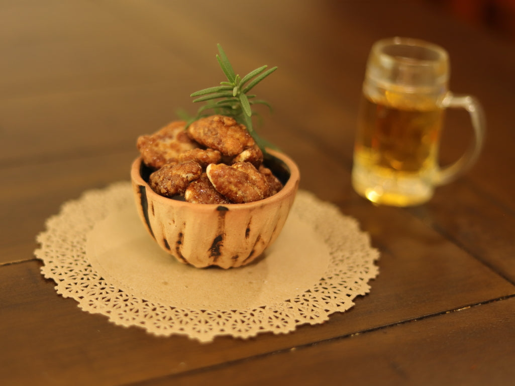 Nuez pecana con praline